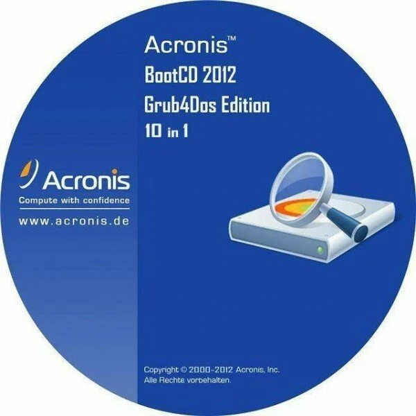 Acronis BootCD Collection 2012 Grub4Dos Edition 10 in 1 5.0