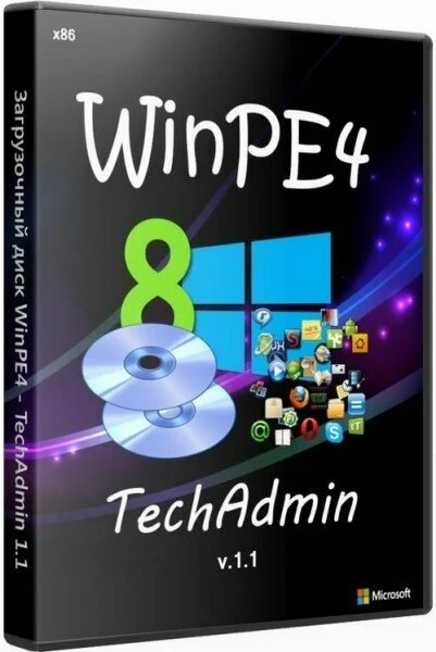 Загрузочный диск WinPE4 - TechAdmin 1.1